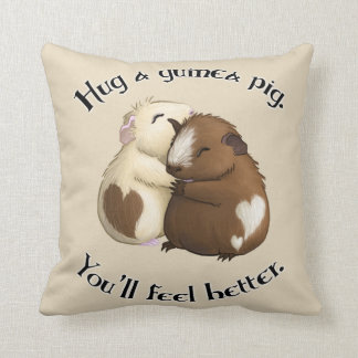 Hug A Guinea Pig Pillow Kussen