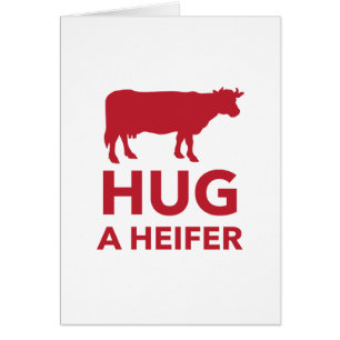 Hug a Heifer Funny Dairy Boerderij