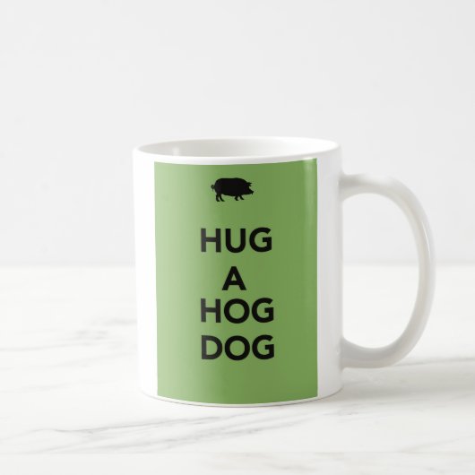 Hug a Hog Dog Koffiemok (Rechts)