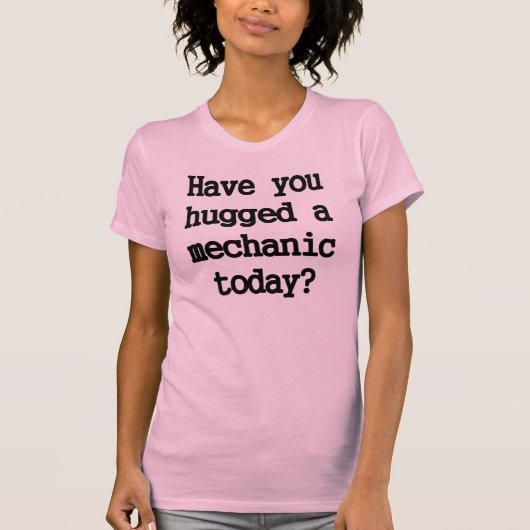 Hug A Mechanic T-shirt (Voorkant)