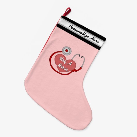 Hug A Nurse Grote Kerstsok (Voorkant (Hangend))