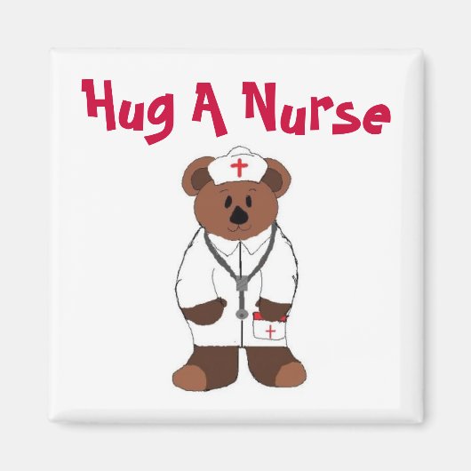 Hug A Nurse Magneet (Voorkant)