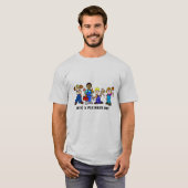 Hug A Plumber Day T-shirt - Mannelijk en Vrouw (Voorkant volledig)