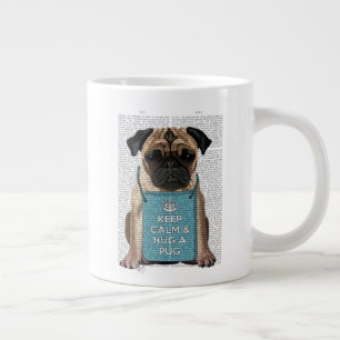 Hug a Pug Grote Koffiekop
