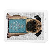 Hug a Pug Magneet (Horizontaal)