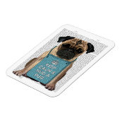 Hug a Pug Magneet (Linkerzijde)