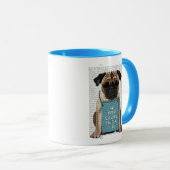 Hug a Pug Mok (Voorkant rechts)