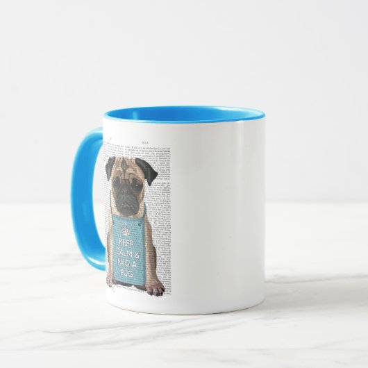 Hug a Pug Mok (Voorkant links)