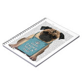 Hug a Pug Notitieboek (Linkerzijde)
