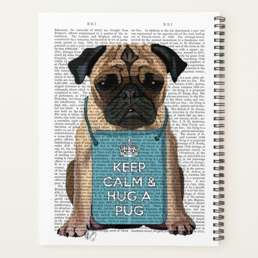 Hug a Pug Planner (Achterkant)