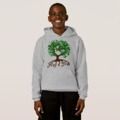 Hug a Tree Youth Hoodie (Voorkant volledig)