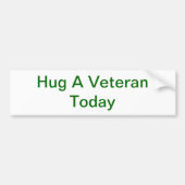 Hug A Veteran Bumpersticker (Voorkant)