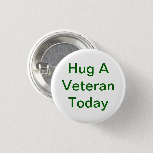 Hug A Veteran Button (Voorkant /achterkant)