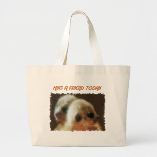 HUG A VRIEND VANDAAG GROTE TOTE BAG