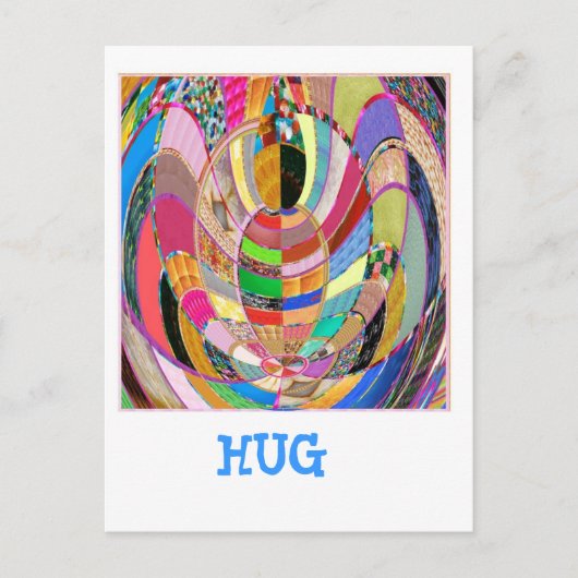 HUG - an artistic presentation Briefkaart (Voorkant)