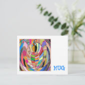 HUG - an artistic presentation Briefkaart (Staand voorkant)