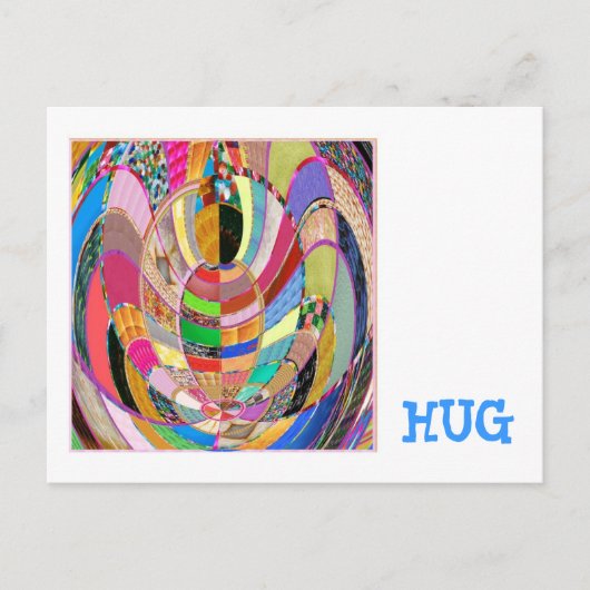 HUG - an artistic presentation Briefkaart (Voorkant)