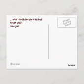 HUG BRIEFKAART (Achterkant)