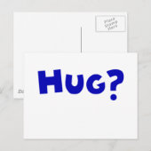 Hug? Briefkaart (Voorkant / Achterkant)