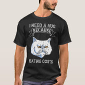Hug Cat Hug-verwarmingsbuizen T-shirt (Voorkant)