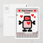Hug Coupon Briefkaart (Voorkant / Achterkant)