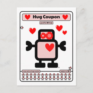 Hug Coupon Briefkaart