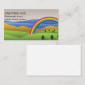 Hug Coupon-kaart Visitekaartje (Voorkant / Achterkant)