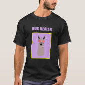Hug Dealer Cool Llama Music Festival Touchy Free H T-shirt (Voorkant)