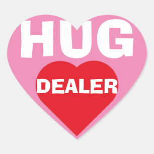 Hug Dealer Hart Sticker
