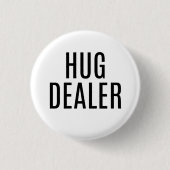 HUG DEALER-toets Ronde Button 3,2 Cm (Voorkant)