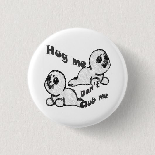 Hug, Don't Club Button (Voorkant)