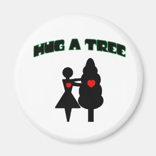 Hug een boom met harten magneet