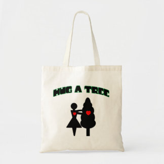 Hug een boom met harten tote bag