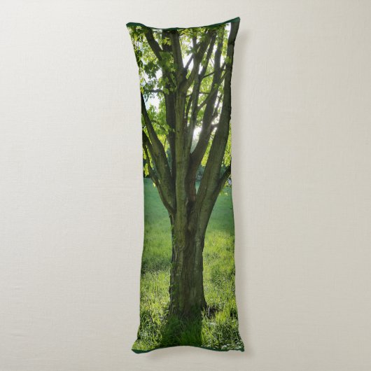 Hug een boomstam #1 lichaamskussen (Achterkant (Verticaal))