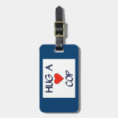 Hug een Cop Bagagelabel (Voorkant verticaal)