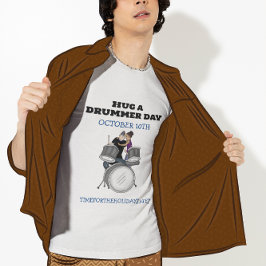 Hug een drummer Dag | 10 oktober T-shirt