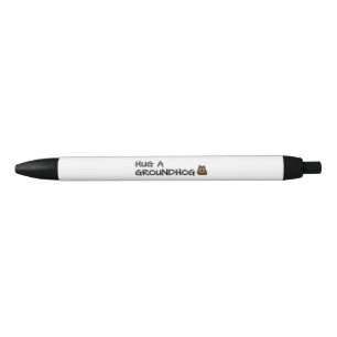 Hug een grondhoed zwarte inkt pen