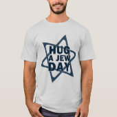 Hug een joodse dag t-shirt (Voorkant)