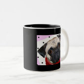 Hug een Mok. Tweekleurige Koffiemok (Voorkant rechts)