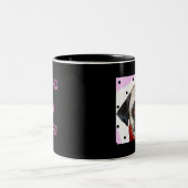 Hug een Mok. Tweekleurige Koffiemok (Center)