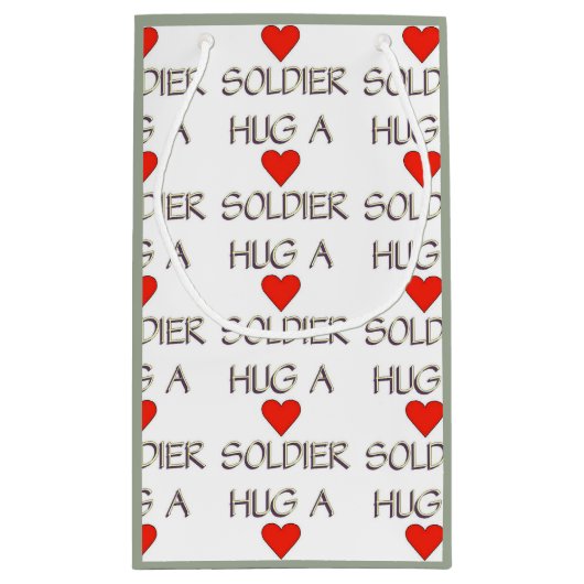 Hug een Soldaat Klein Cadeauzakje (Achterkant)