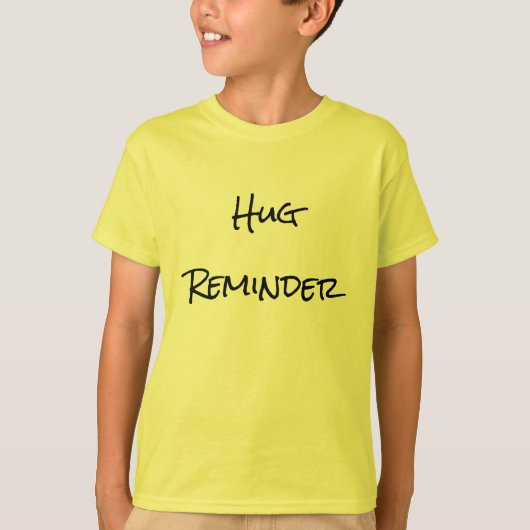 Hug-herinneringen t-shirt (Voorkant)