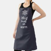 Hug houdt ons warm apron schort (Insitu)