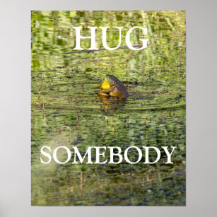 Hug Iemand Poster