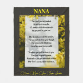 Hug in Blanket Form for Grandma Fleece Deken (Voorkant)