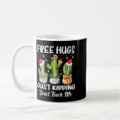 Hug Just Kidding Dont Touch Me Funny Cactus Christ Koffiemok (Links)