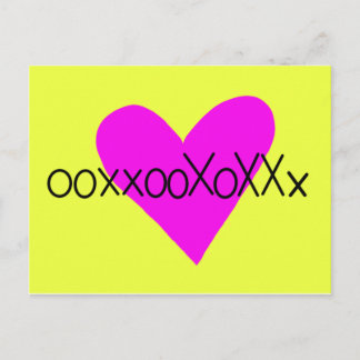 Hug knuffel. Kus kus. Briefkaart