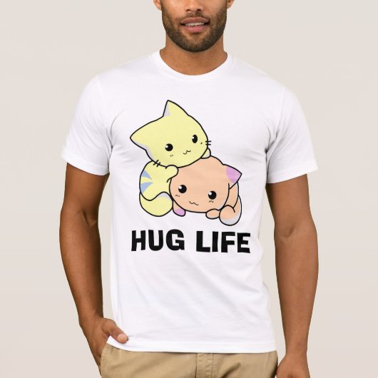 HUG LIFE, Kat T-shirts (Voorkant)