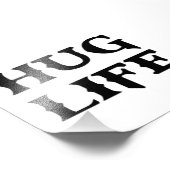Hug Life Thug Life Foto Afdruk (Hoek)
