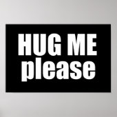 Hug me alsjeblieft poster (Voorkant)